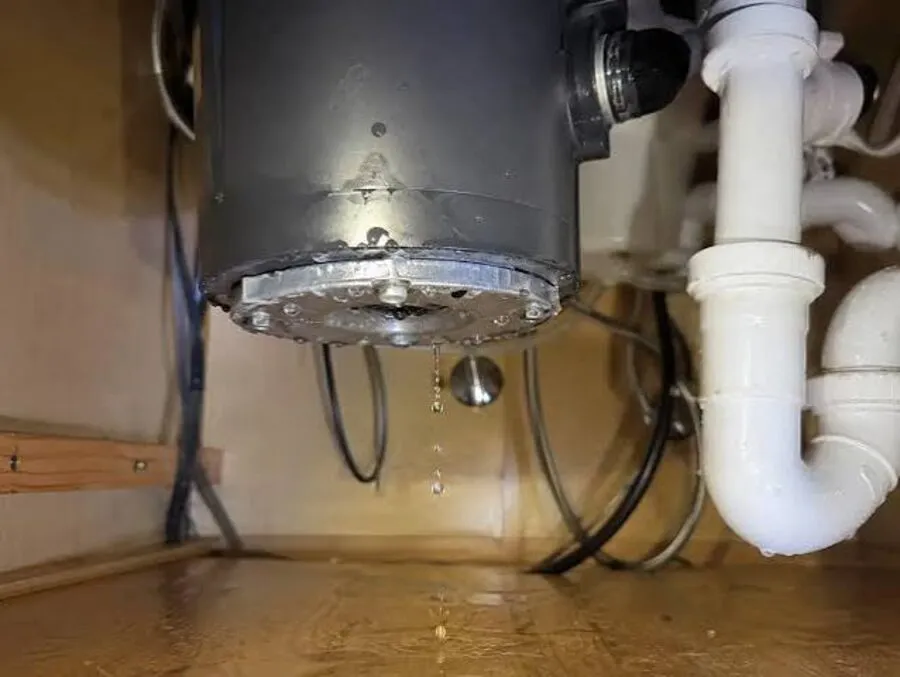 Garbage disposal leaking under sink